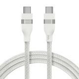 Anker Usb-C to Usb-C Cable (6ft, 240w, Upcycled-Braided) - White