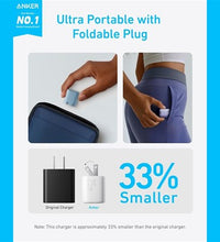 Anker 25W Usb‑C Fast Charger Compact size, PowerIQ 3.0 & PPS for Super Fast Charging, Foldable Plug, 2-Pin (Us) – Black