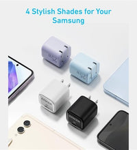 Anker 25W Usb‑C Fast Charger Compact size, PowerIQ 3.0 & PPS for Super Fast Charging, Foldable Plug, 2-Pin (Us) – Black