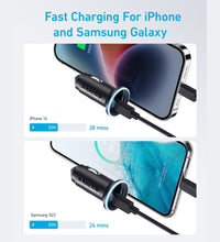 Anker 323 Car Charger 52.5W Black