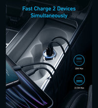 Anker 323 Car Charger 52.5W Black