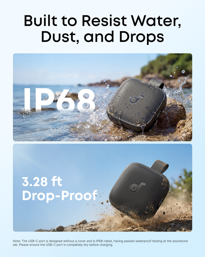 soundcore Boom Go 3i | Portable Bluetooth Speaker with Powerful Bass