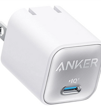 Anker Zolo 20w, IQ & PD 3.0, Mini Charger with Foldabe Plugs US Pins