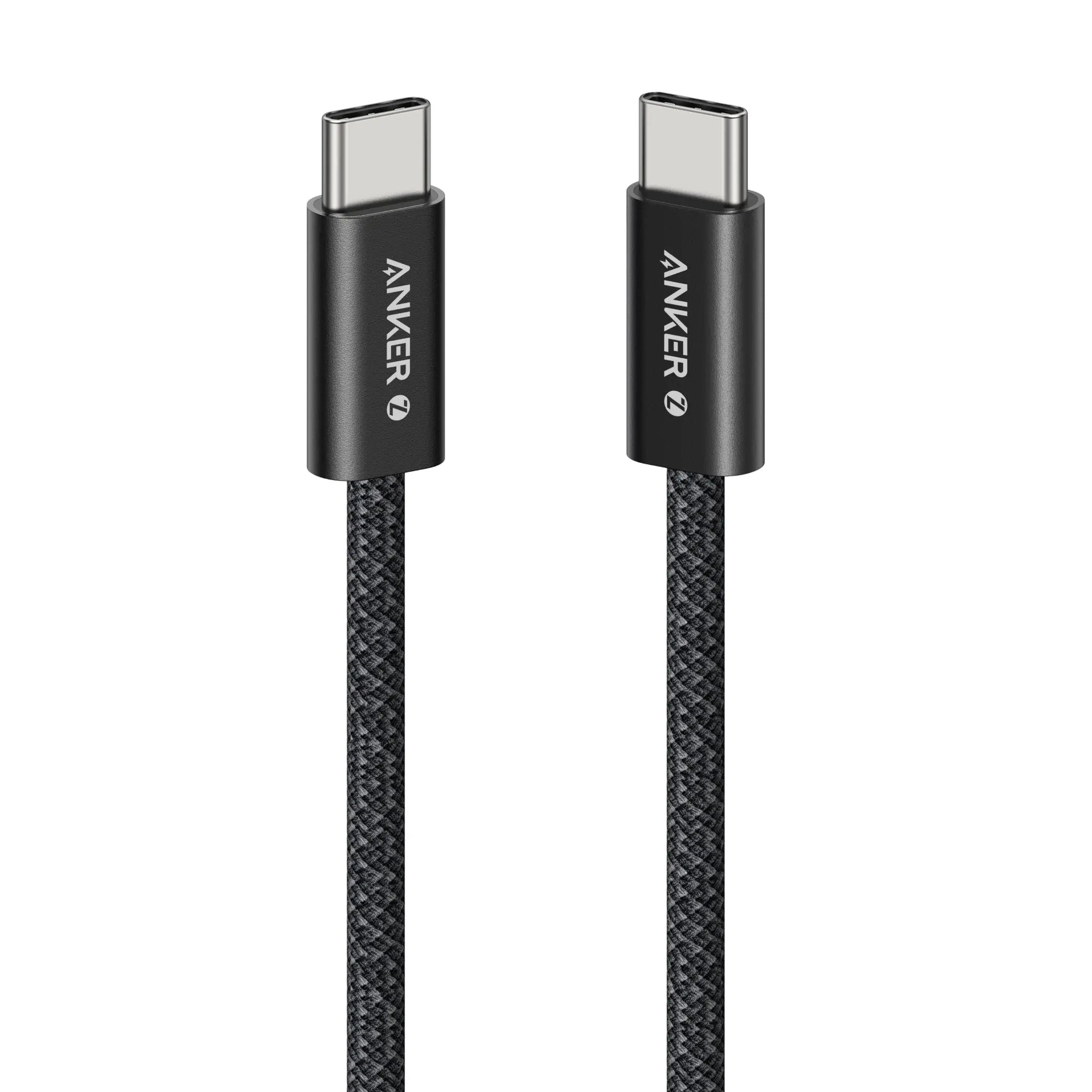 Anker Zolo Usb-C to Usb-C Cable (3.3ft, 240w, Braided) - Black